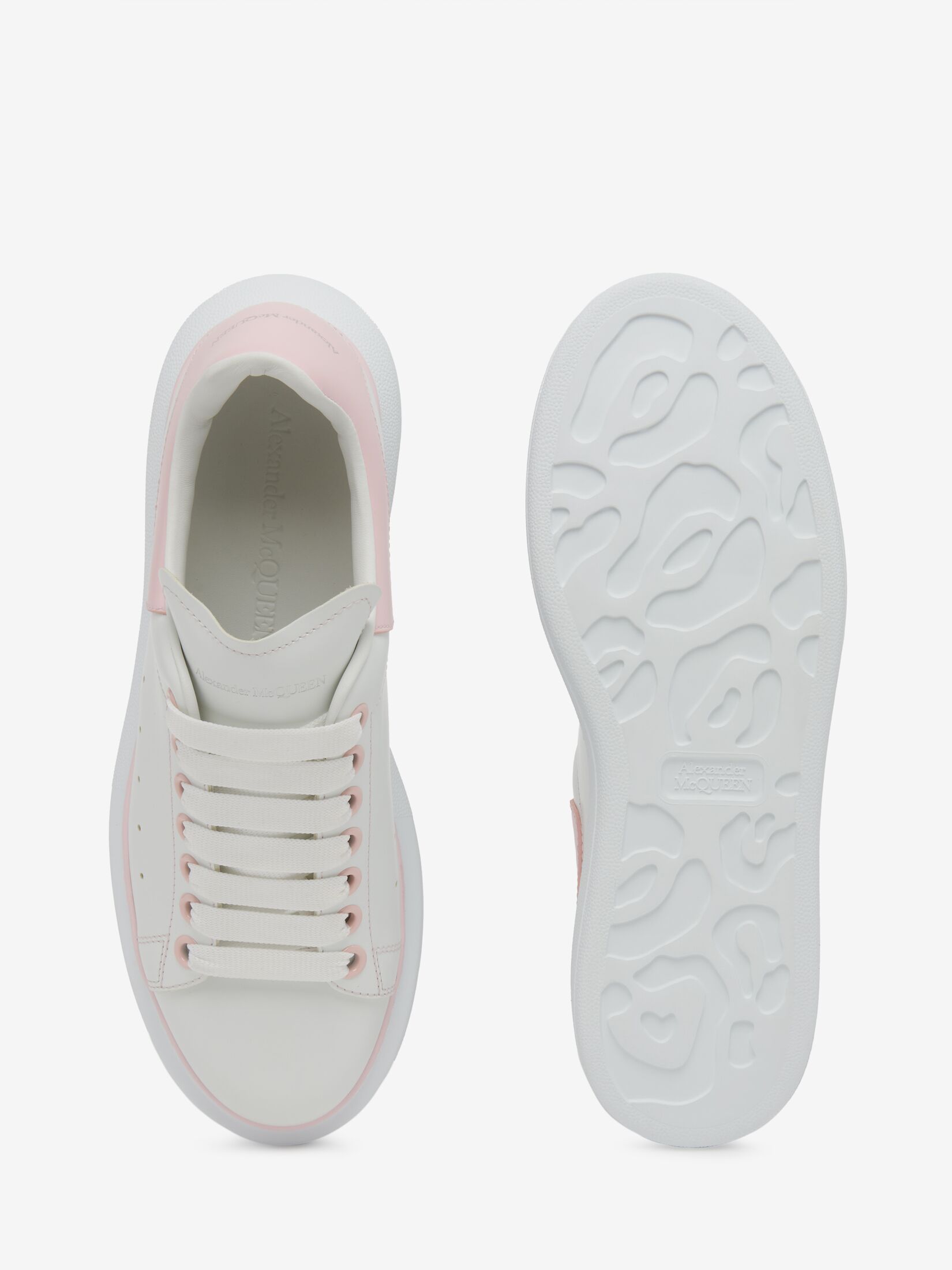 Alexander McQueen Women's Oversized Glitter Sneakers in Pink | eBay